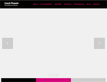 Tablet Screenshot of coachphoenix.com